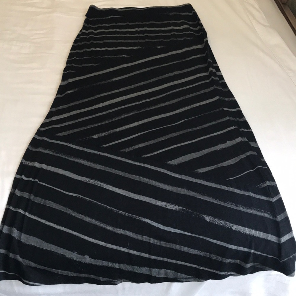 Grey and black Express maxi skirt
